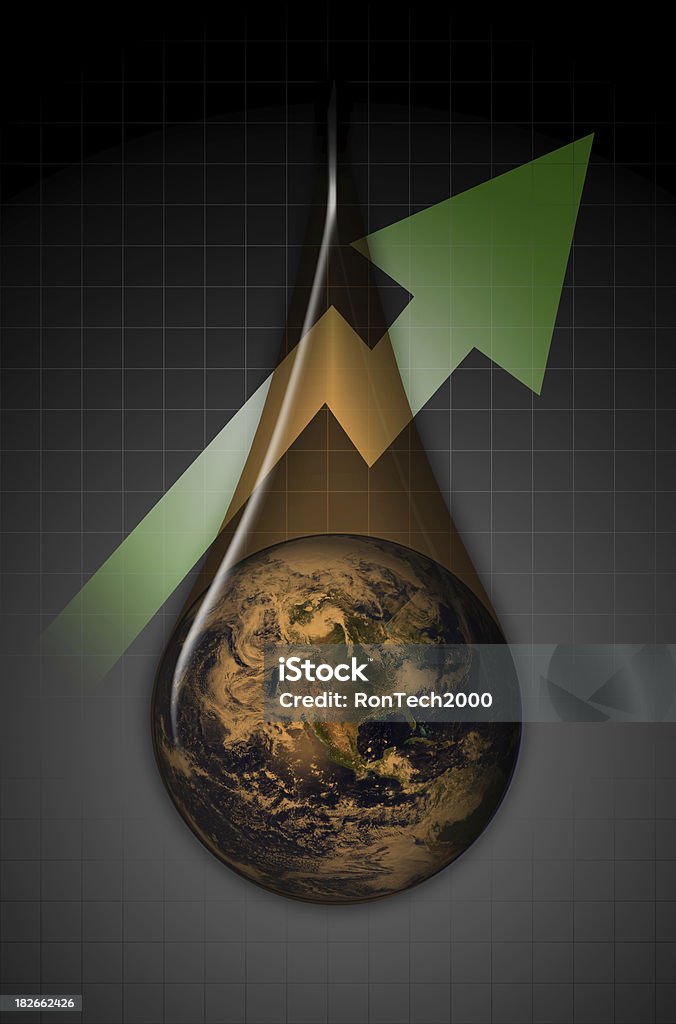 Global de los beneficios del petróleo West - Foto de stock de Arabia libre de derechos