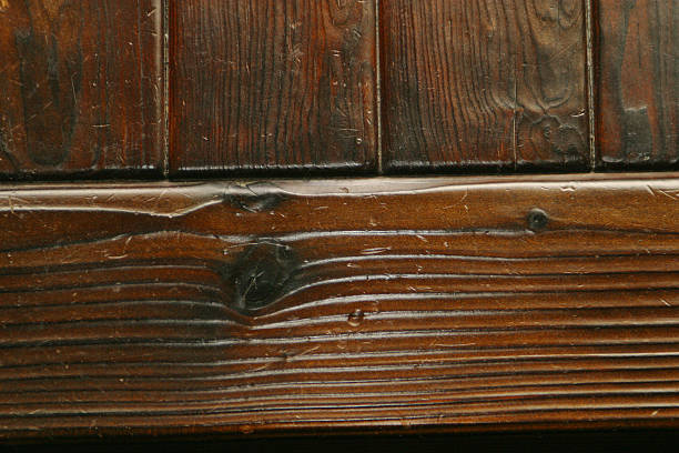 istock Dark Burnt Pine Wood Finish 1 182662637