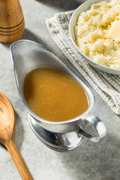 istock Homemade Brown Turkey Gravy 1826627287