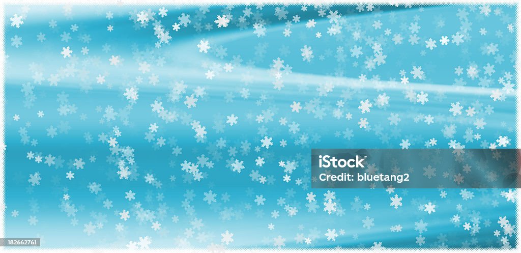Nieve azul - Foto de stock de Azul libre de derechos