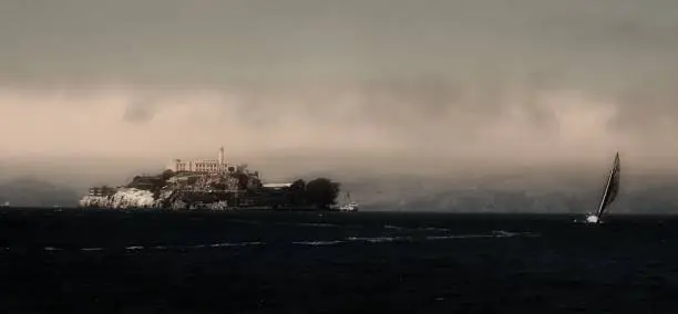 alcatraz island as seen from Pier 31