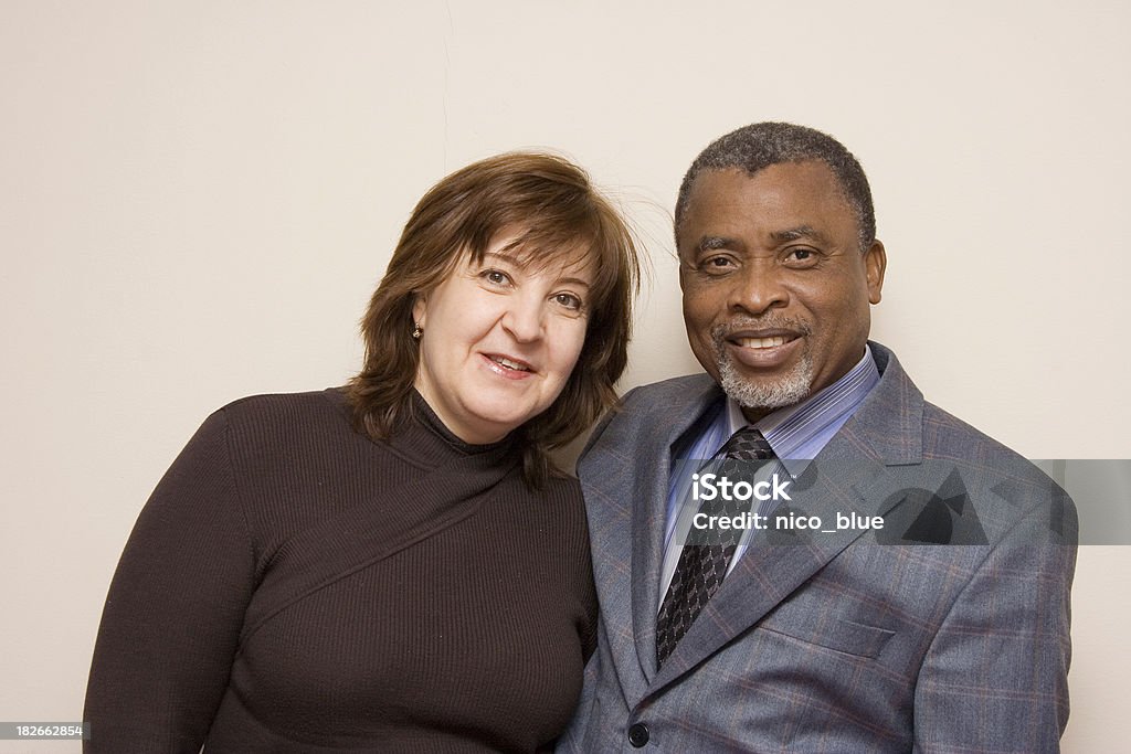 Interracial family - Husband and wife  Adult Stock Photo