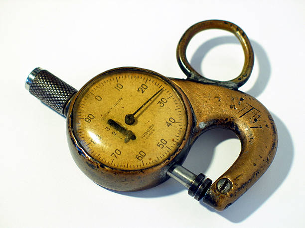 istock Antique Pocket Gauge Micrometer 182663300