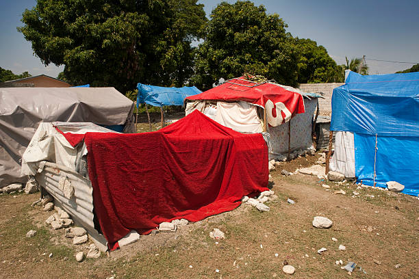 istock Tent of an IDP camp 182663310