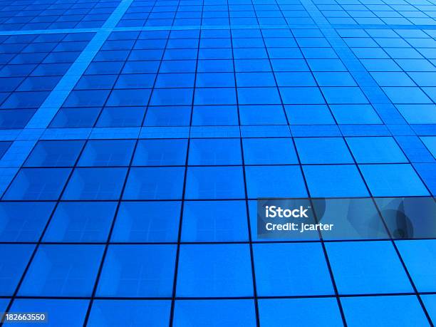 Windows La Defense Paris Stock Photo - Download Image Now - Blue, Window, Angle