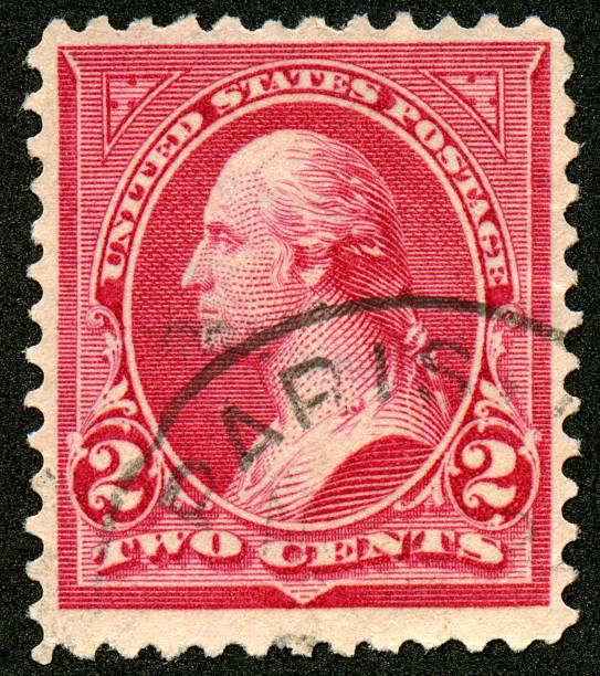 istock Vintage George Washington Stamp, two cents 182664018