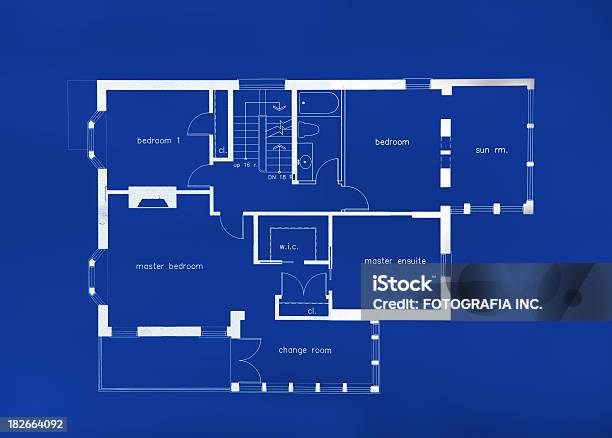 Segunda Floor Disposição - Fotografias de stock e mais imagens de Arquitetura - Arquitetura, Azul, Casa de Banho Doméstica