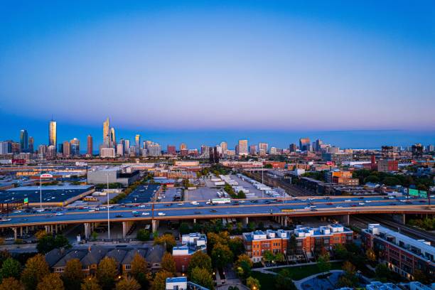 istock I-90 Highway alongside Downtown Chicago 1826643750