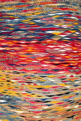 Colorful berber rug (Moroccan).