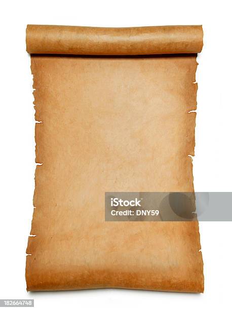 Paper Scroll Stock Photo - Download Image Now - Paper Scroll, Parchment,  Rolled Up - iStock