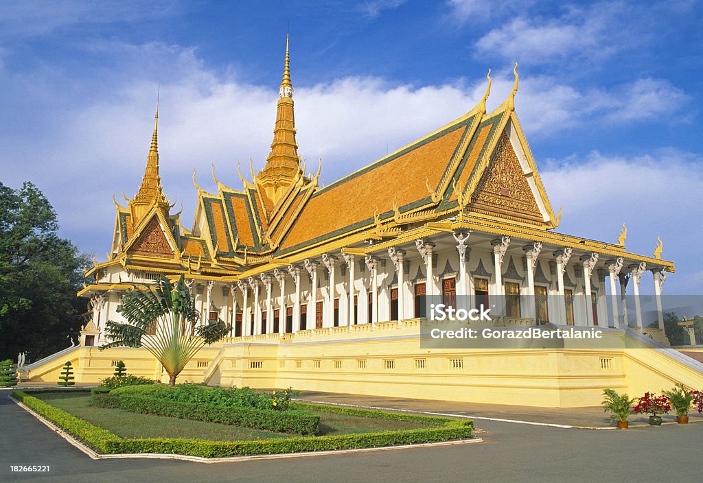 Palácio Real de Amsterdam – do Trono Hall de Phnom Penh, Camboja - Royalty-free Palácio Real - Phnom Penh Foto de stock