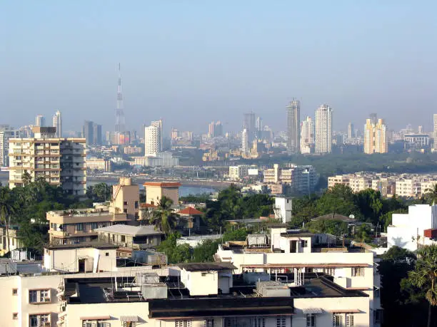 A photo of Bombay's skyline
