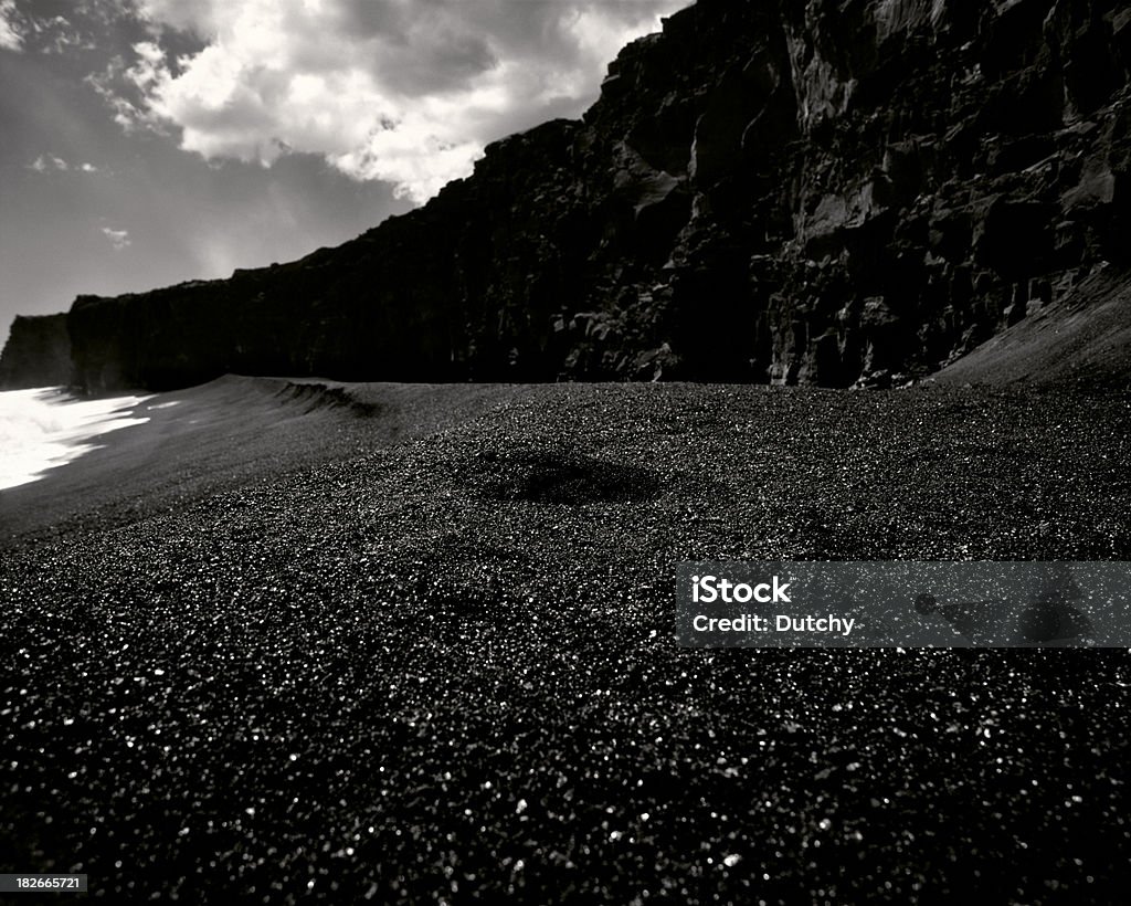 Black sand beach, à Hawaï. - Photo de Big Island - Îles Hawaï libre de droits
