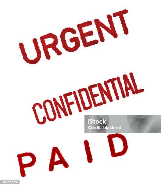 Sellos Foto de stock y más banco de imágenes de Confidential - Palabra en inglés - Confidential - Palabra en inglés, Sello de caucho, Secreto