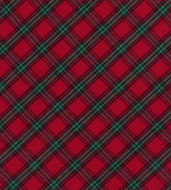 red and green plaid fabric