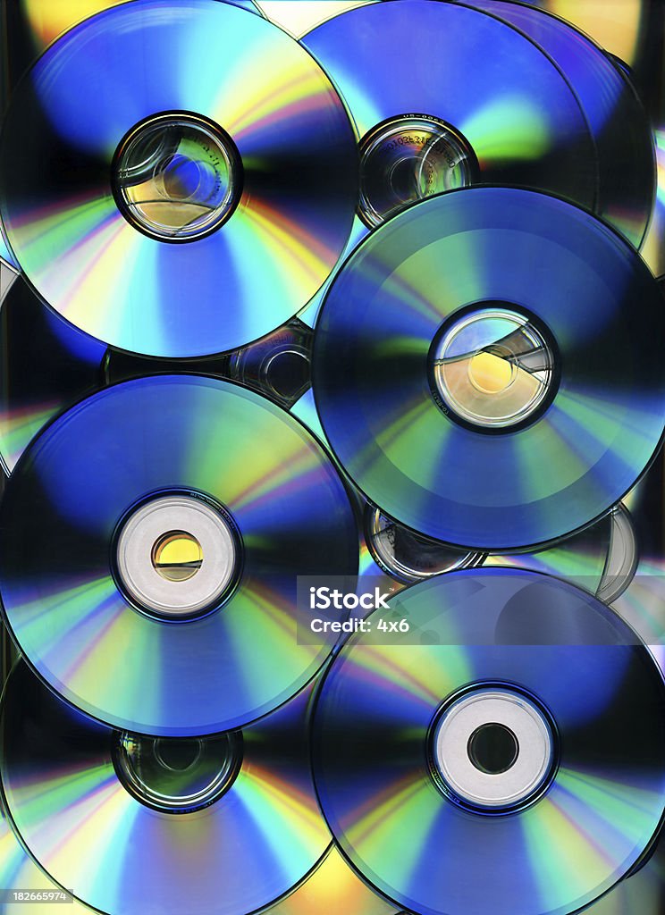 Background - CD-Roms CD-ROM Stock Photo