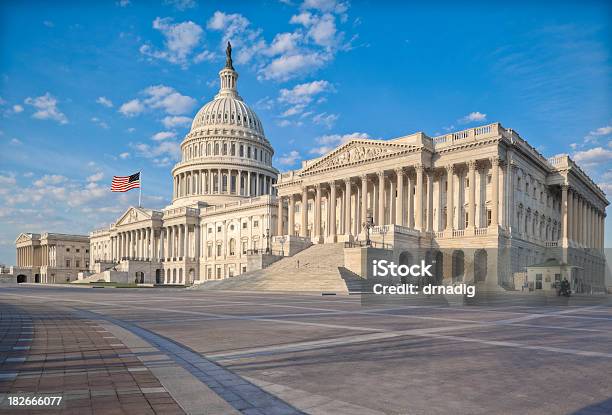 United States Capitol - Fotografie stock e altre immagini di Washington DC - Washington DC, Capitol Building, Stati Uniti d'America