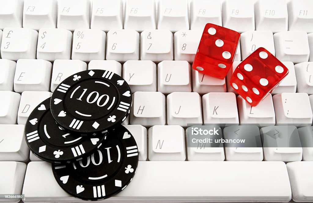 Online gry hazardowe - Zbiór zdjęć royalty-free (Hazard)