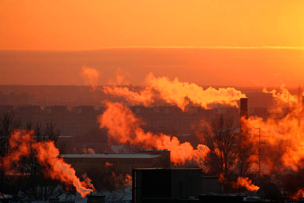 winter sunset, estonia