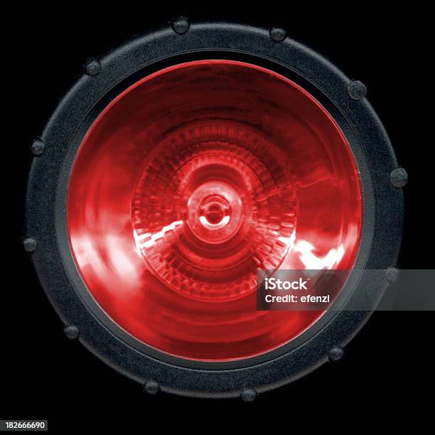 Flashleggera Rosso - Fotografie stock e altre immagini di Allerta - Allerta, Attrezzatura, Attrezzatura per illuminazione