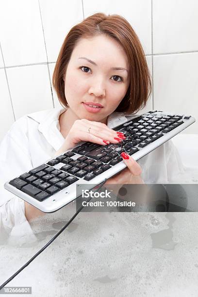 Crazy Computerputztuch Stockfoto und mehr Bilder von Abstrakt - Abstrakt, Asiatischer und Indischer Abstammung, Attraktive Frau