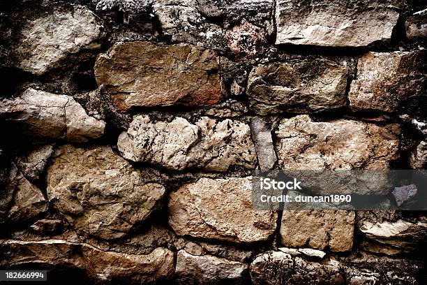 Alte Rock Wall Stockfoto und mehr Bilder von Abstrakt - Abstrakt, Alt, Antiquität