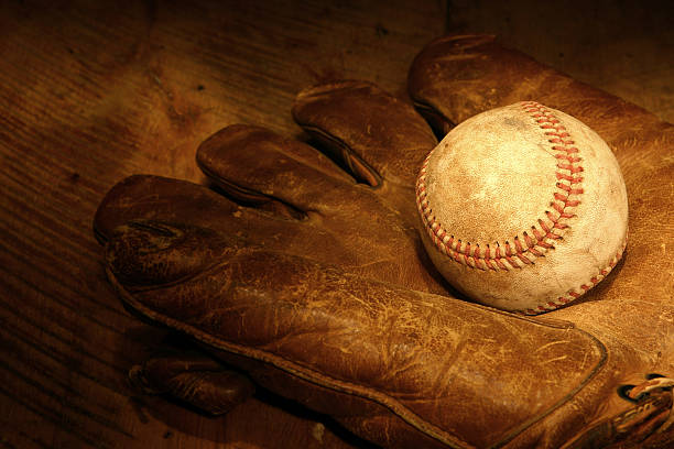istock Antique Baseball and Glove 182667210