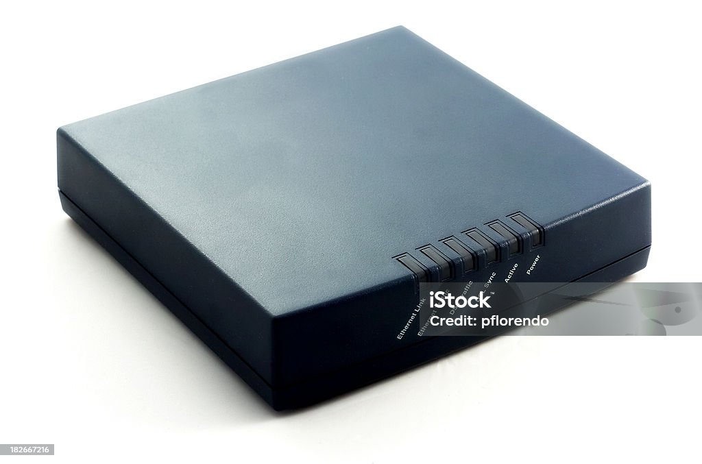 modem lado - Foto de stock de Modem royalty-free