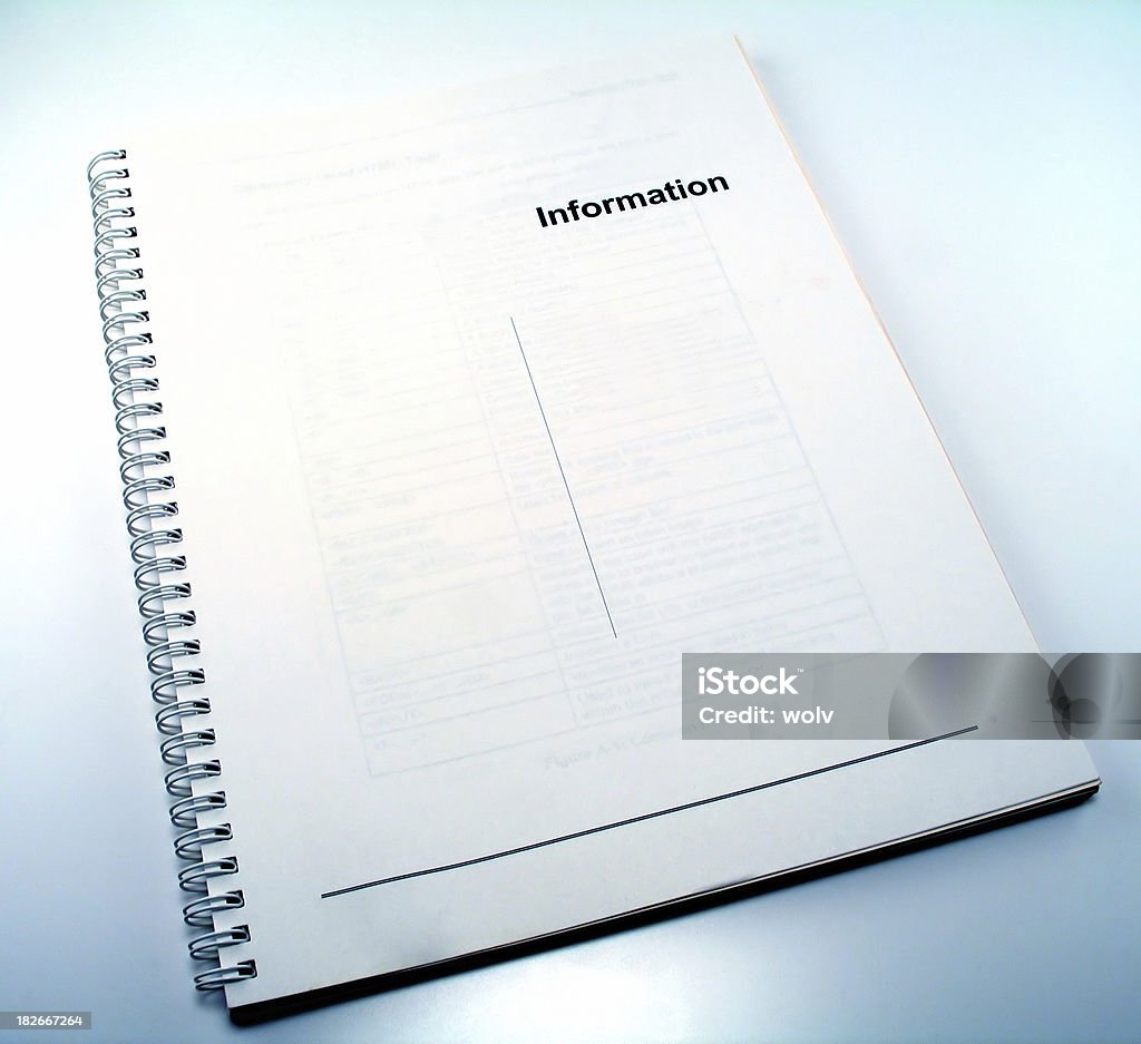 Manual - Foto de stock de Cuaderno con espiral libre de derechos