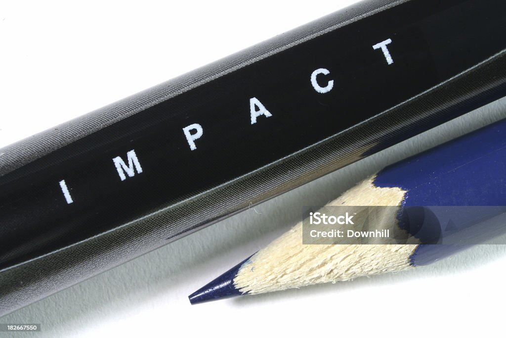 Lápiz de impacto - Foto de stock de Impacto libre de derechos