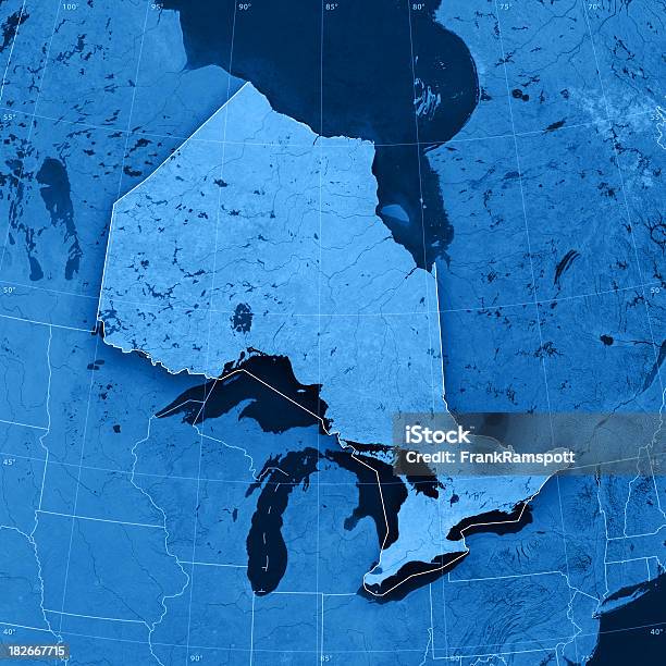 オンタリオ Topographic マップ - カナダ オンタリオ州のストックフォトや画像を多数ご用意 - カナダ オンタリオ州, 地図, サテライト写真