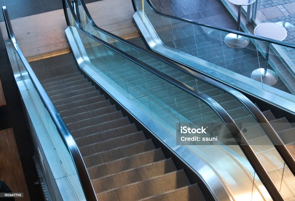 Escadas rolantes - Royalty-free Acessibilidade Foto de stock