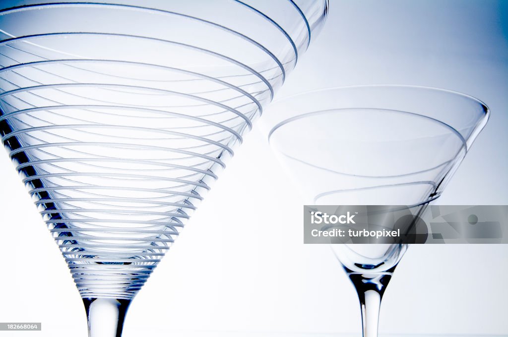 Copo de Martini - Royalty-free Azul Foto de stock