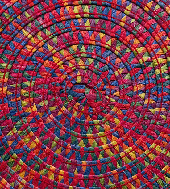 Photo of basket weave detail