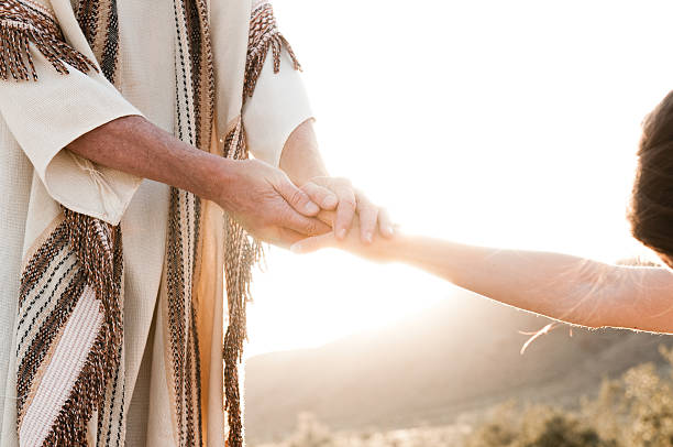 Jesus Comforting Jesus holding a woman's hand. Similar Images: jesus christ stock pictures, royalty-free photos & images
