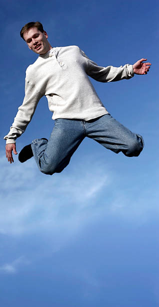 What a Jump! stock photo