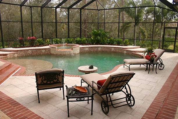 istock Swimming Pool in the Tropics 182668270