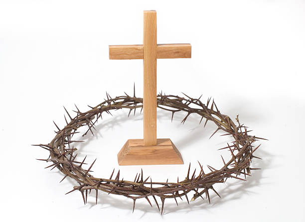 istock crown of thorns and cross 182668761