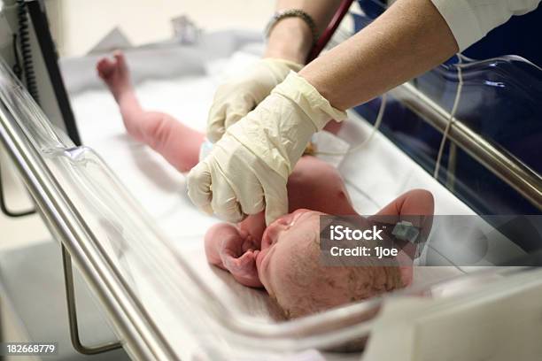 Baby Nursery Stock Photo - Download Image Now - Doctor, Newborn, Mother