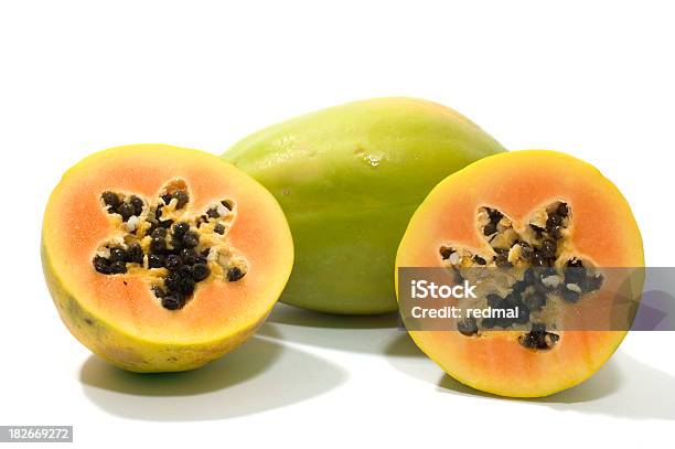 Foto de Mamão Papaia e mais fotos de stock de Estrela - Espaço - Estrela - Espaço, Mamão Papaia - Fruta tropical, Fruta