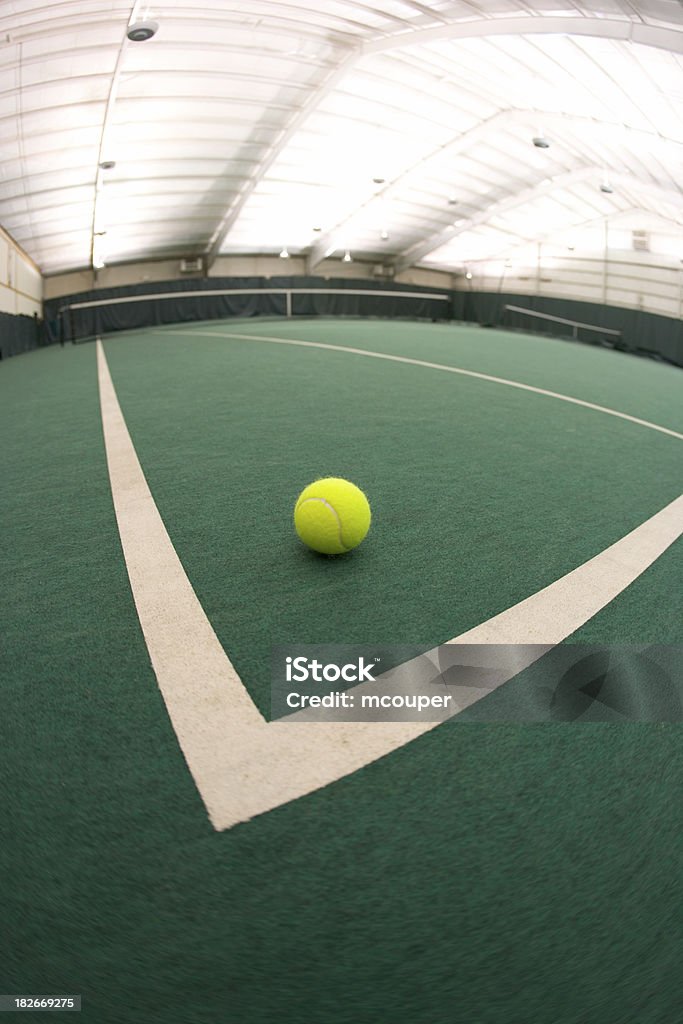 Indoor Tennis torção 2 - Royalty-free Olho Foto de stock