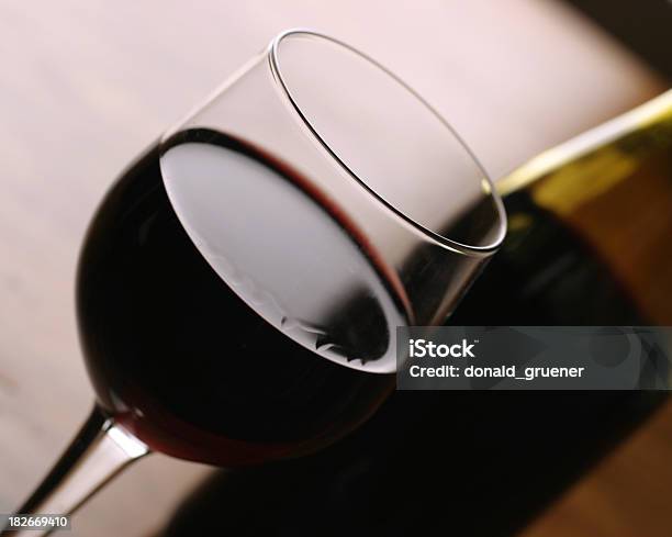 Red Wine Stock Photo - Download Image Now - Alcohol - Drink, Angle, Bottle