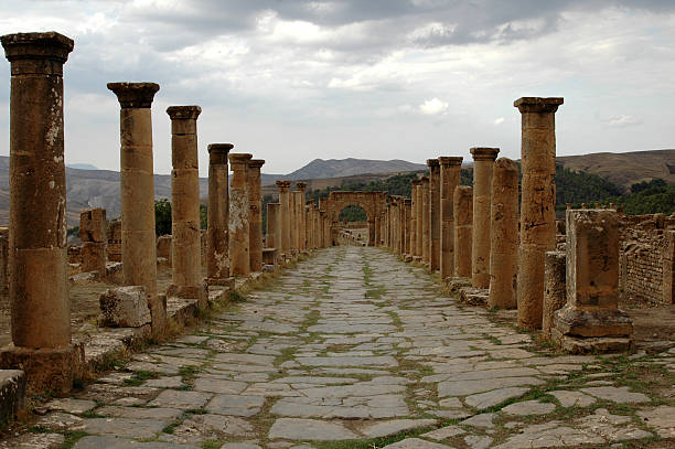istock Roman Road In Algeria 182669416