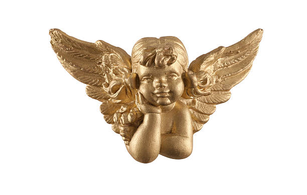 Golden angel figurine