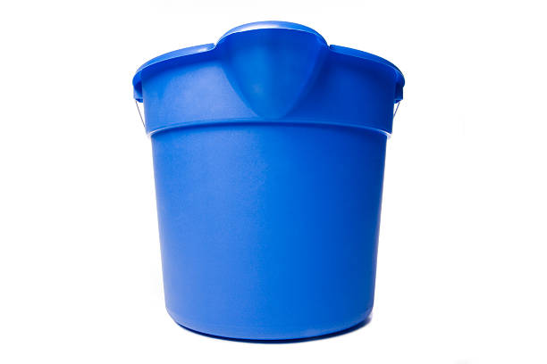 istock New blue plastic bucket with large spout 182669480