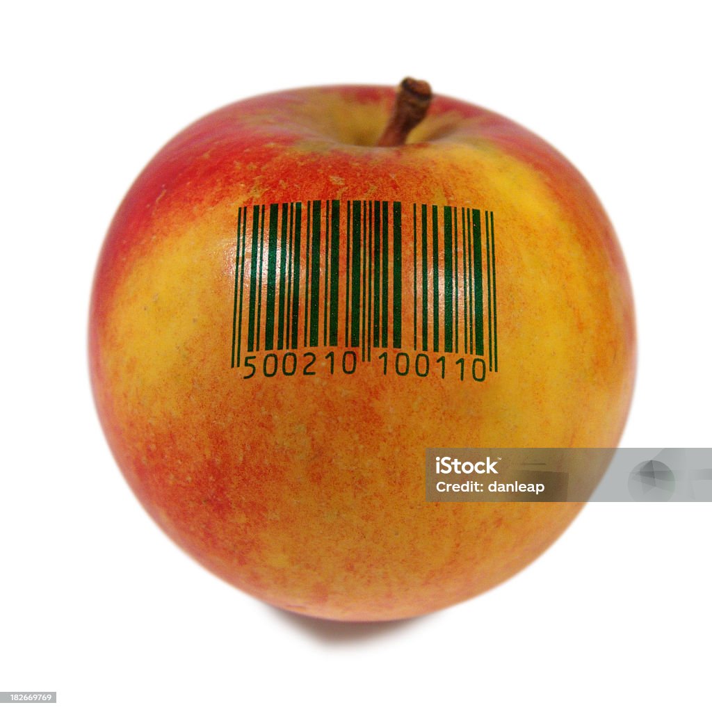 Apfel-barcode - Lizenzfrei Apfel Stock-Foto