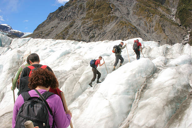 lodowiec hike - franz josef glacier zdjęcia i obrazy z banku zdjęć