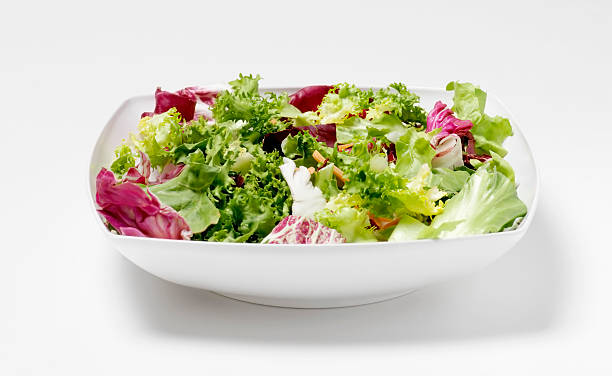 salada de jardim - side salad imagens e fotografias de stock