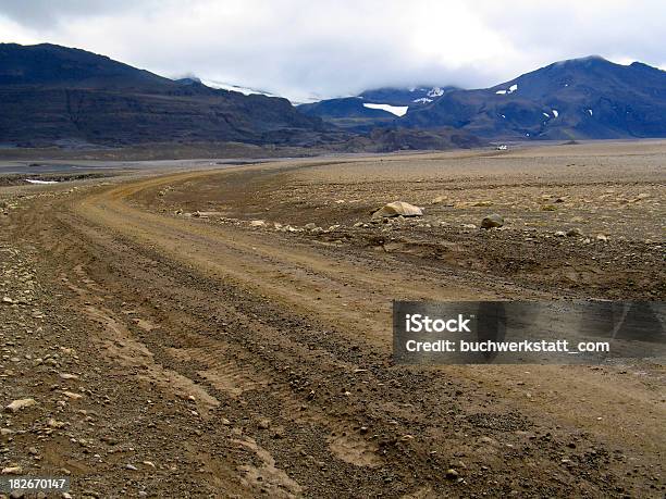 Islândia Stony Highland Via No 2 - Fotografias de stock e mais imagens de Abandonado - Abandonado, Ao Ar Livre, Ausência