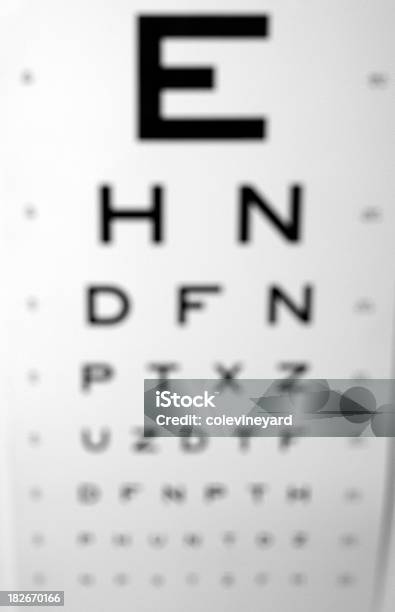 Blury Видение — стоковые фотографии и другие картинки Таблица проверки зрения - Таблица проверки зрения, Не в фокусе, Проверка зрения
